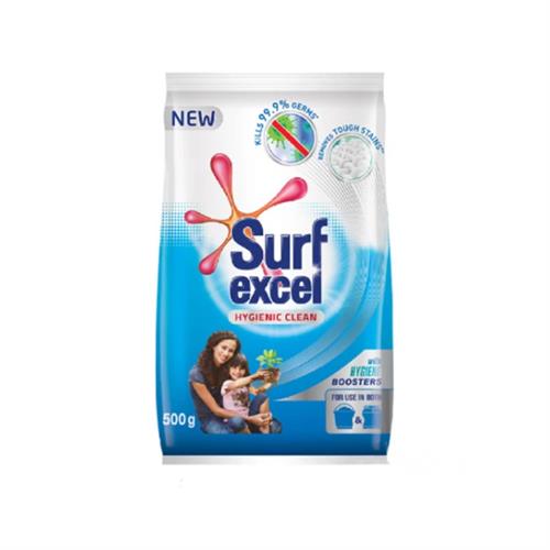 Surf Excel Hygienic Clean Detergent Powder - 500g