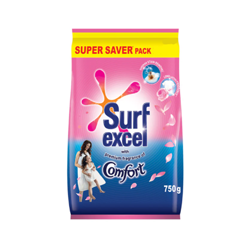 Surf Excel with Comfort Laundry Detergent Powder - 750g