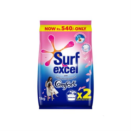 Surf Excel with Premium Fragrance of Comfort Laundry Detergent Powder- 1KG