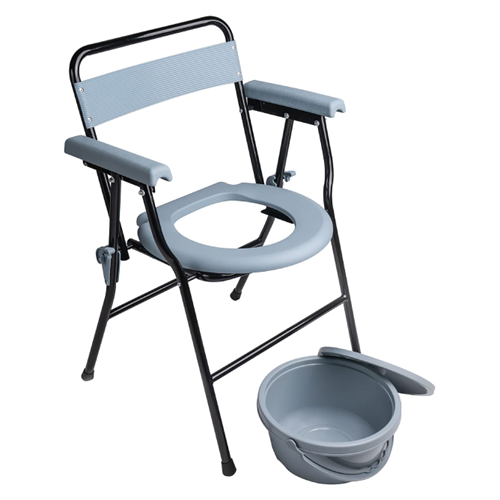 Softacare Commode Chair Without Wheels - Gray