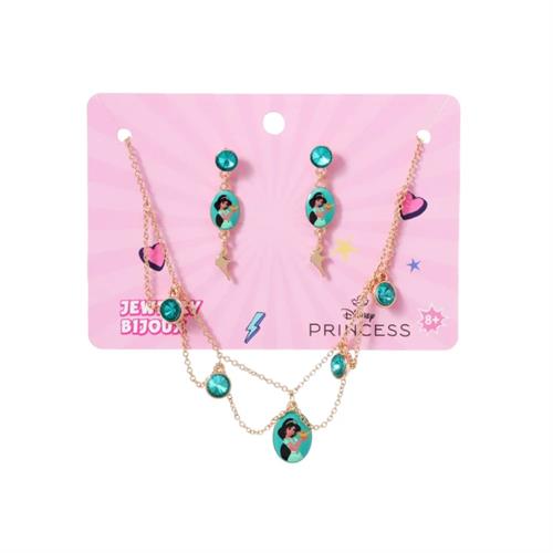 MINISO Disney Princess Collection Jewelry Set 3 Pcs - Jasmine