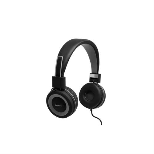 MINISO Foldable Headphones - Grey Black