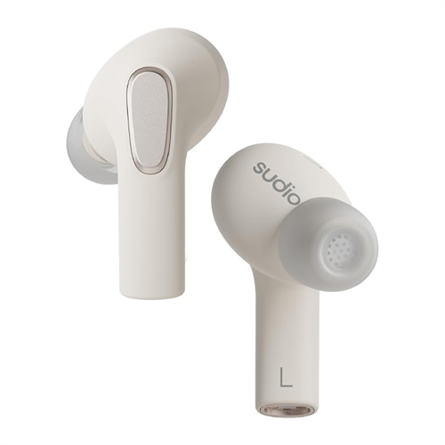 Sudio (Sweden) E3 Wireless Earbuds - White