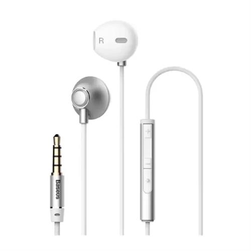 Baseus Encok H06 lateral in-ear Wired Earphone - Silver