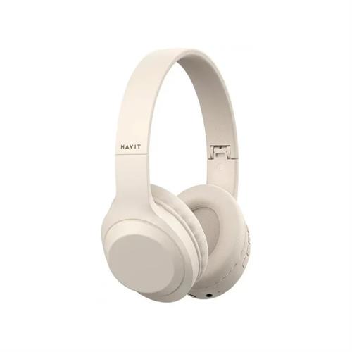 Havit H628BT Bluetooth Headphone - Beige