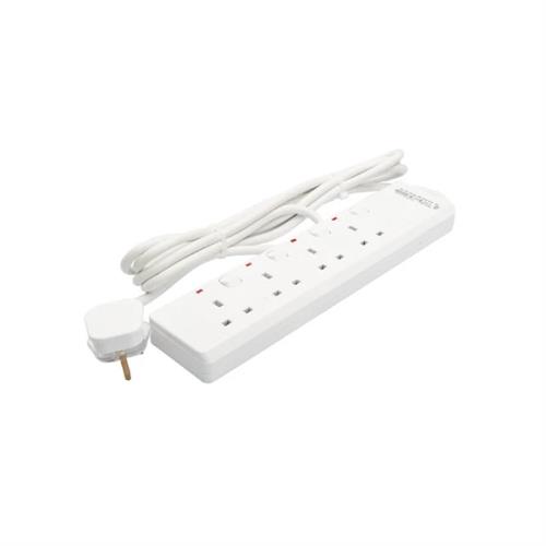 Kevilton 13A 4 Way Trailing Socket - 5M