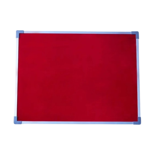 Notice Board (Pin Board) - Maroon, Size from 2'x1.5' to 8'x4' (feet)