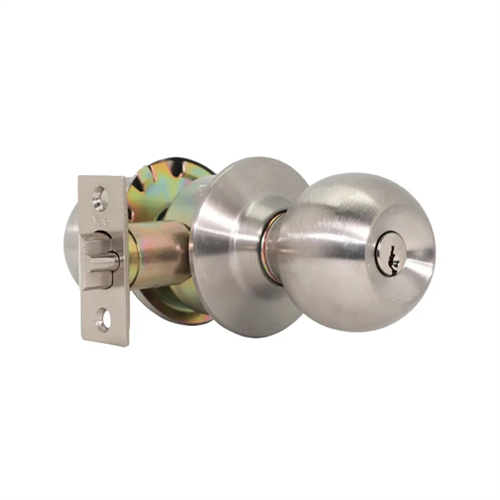 Yale Knob Set (Key) - Brass 60/70 mm