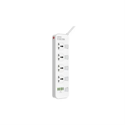 LDNIO SC4408 Power Socket 2500w / 4-USB Extension Cord