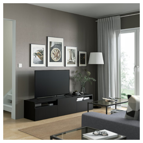VTEC Furniture Modern Luxury TV Stand for TVs Upto 80-inch TV