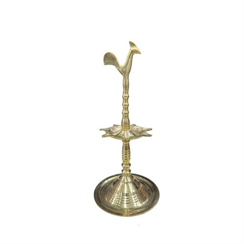 Traditional 10 inch Brass Oil Lamp