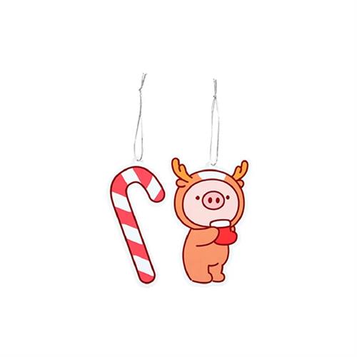 MINISO Mini Family Series Gift Tag - Piglet & Candy