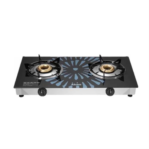 Abans Double Burner Glass Top Gas Cooker