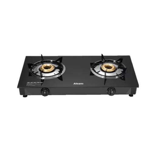 Abans Double Burner Glass Top Gas Cooker