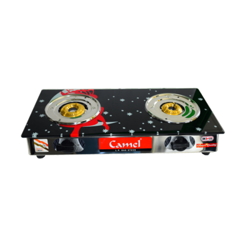 Camel 2 Burner Gas Cooker - Glass