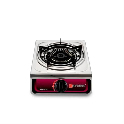 Mitshu Stainless Steel Gas Stove With 1 Burner