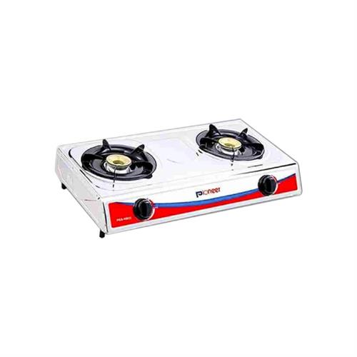 Pioneer Gas Stove 2 Burner - Stainless Steel