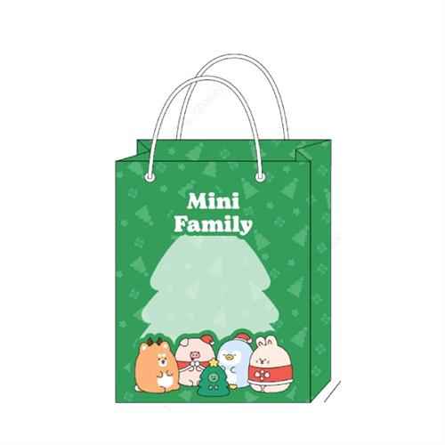 MINISO Window Holographic Gift Bag - Green