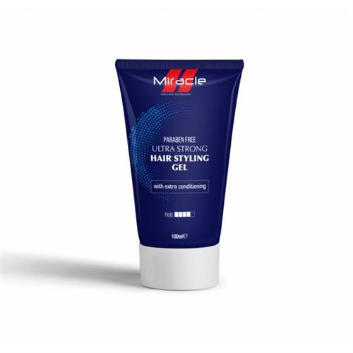 Miracle Ultra Strong Hair Styling Gel - 100ml