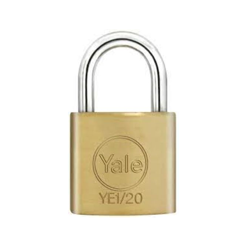 Yale Brass Padlock Essential (L) - YE1/20/122/1