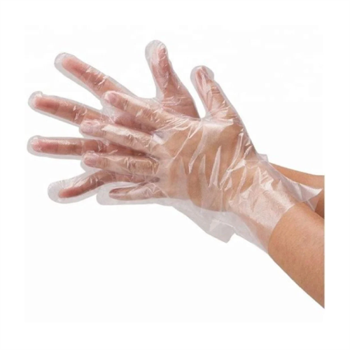 Disposable Polythene Waterproof Gloves - 100 Pcs