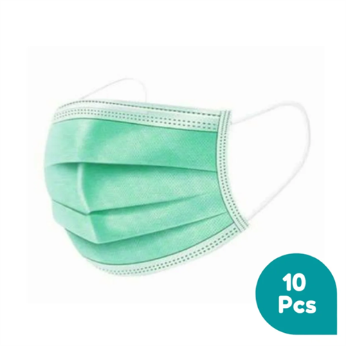 Elegant 3Ply Mask - Teal - 10 Pcs Pack