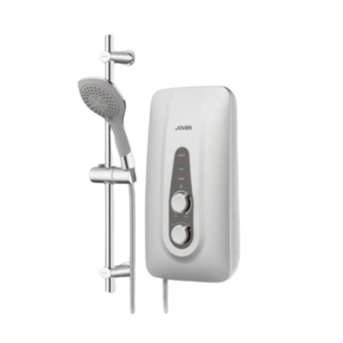 Joven Instant Hot Water Shower 6.0kw with Pump - Grey