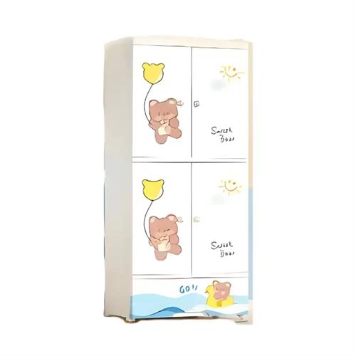 Baby 178cm Cupboard with 4 Closet and 1 Drawer Sweet bear