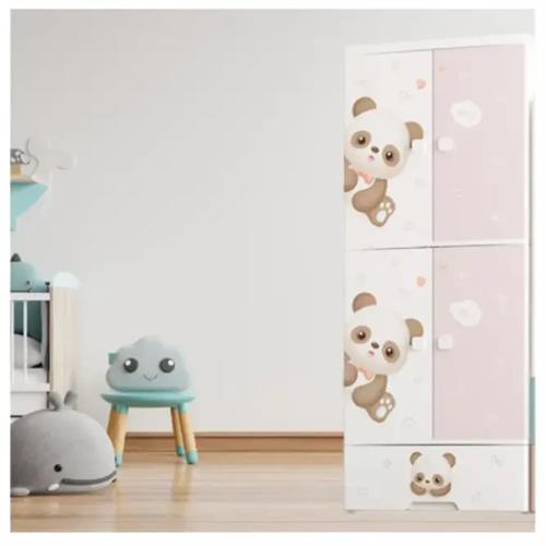Baby 178cm Cupboard with 4 Closet and 2 Drawer