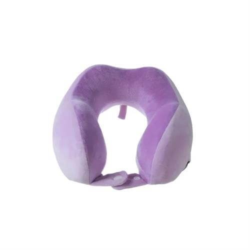 MINISO Comfortable Memory Foam U Shaped Neck Pillow - Purple