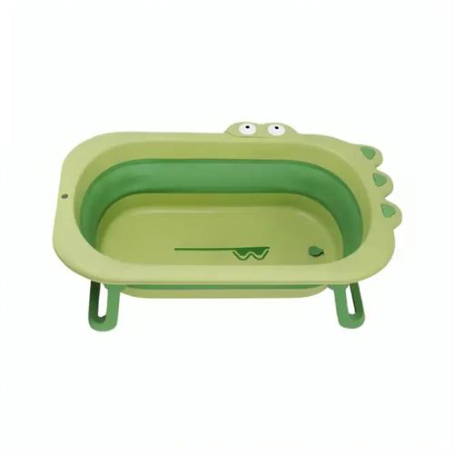 Foldable Baby Bathtub Green Frog