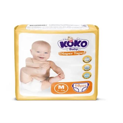 KOKO Tape Baby Diaper - M (16Pcs)