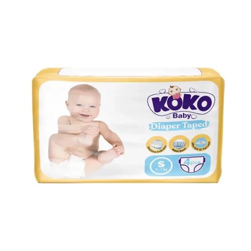 KOKO Tape Baby Diaper - S (4Pcs)