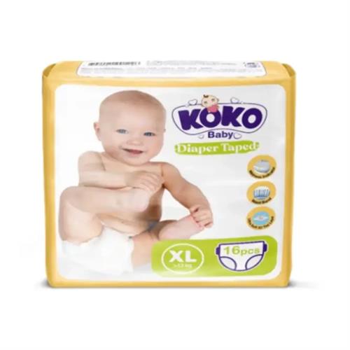 KOKO Tape Baby Diaper - XL (16Pcs)