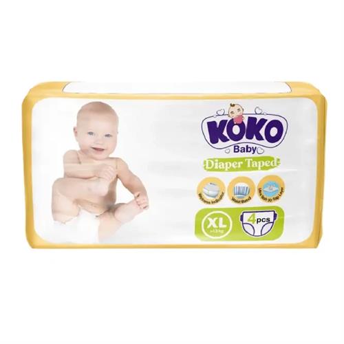 KOKO Tape Baby Diaper - XL (4Pcs)