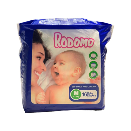 Rodomo Baby Diaper - 16 Pcs (Sticker Type)