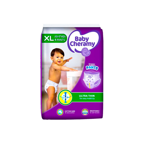 Baby Cheramy Baby Diapers Extra Large (4Pcs)