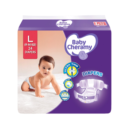 Baby Cheramy Baby Diapers Large - 24 Pcs