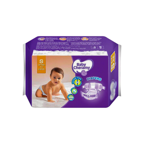 Baby Cheramy Baby Diapers Small (12Pcs)