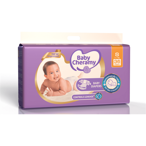 Baby Cheramy Baby Diapers - Small (36Pcs)