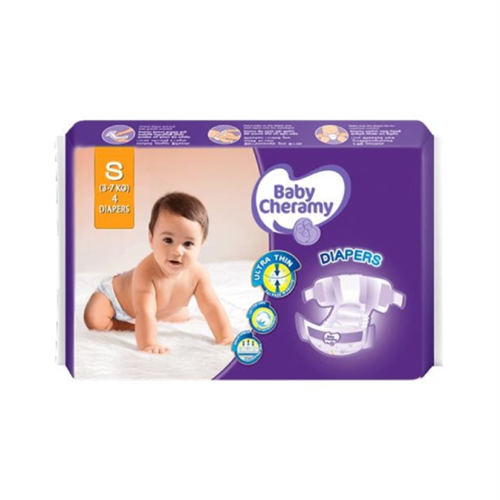 Baby Cheramy Baby Diapers Small (4Pcs)