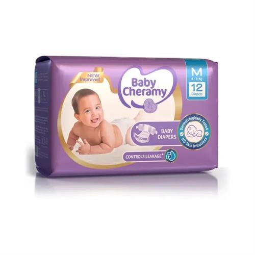 Baby Cheramy Diapers Medium - 12Pcs
