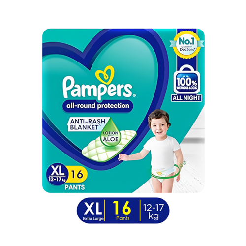 Pampers Pants Extra Large 16 Pcs