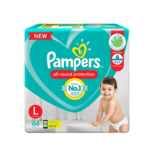 Pampers Pants Large 64Pcs