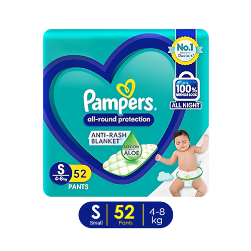 Pampers Pants Small - 52 Pcs