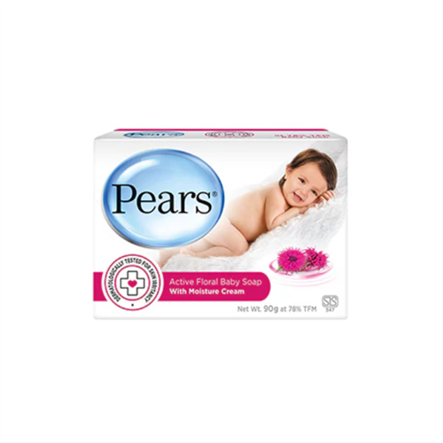 Pears Active Floral Baby Soap - 90g