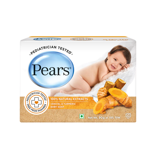 Pears Venivel and Turmeric Baby Soap - 90g