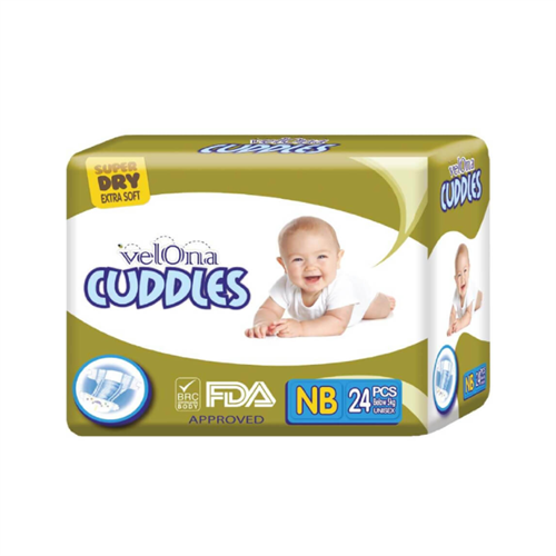 Velona Cuddles Tape Size - NB (24 Pcs)