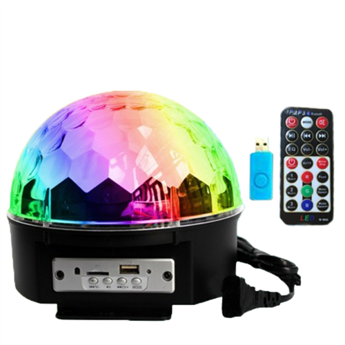 Magic Ball Light MP3 LED 12W - Black