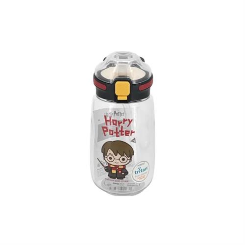 MINISO Harry Potter Tritan Bottle with Auto Flip Lid 580ml - Black